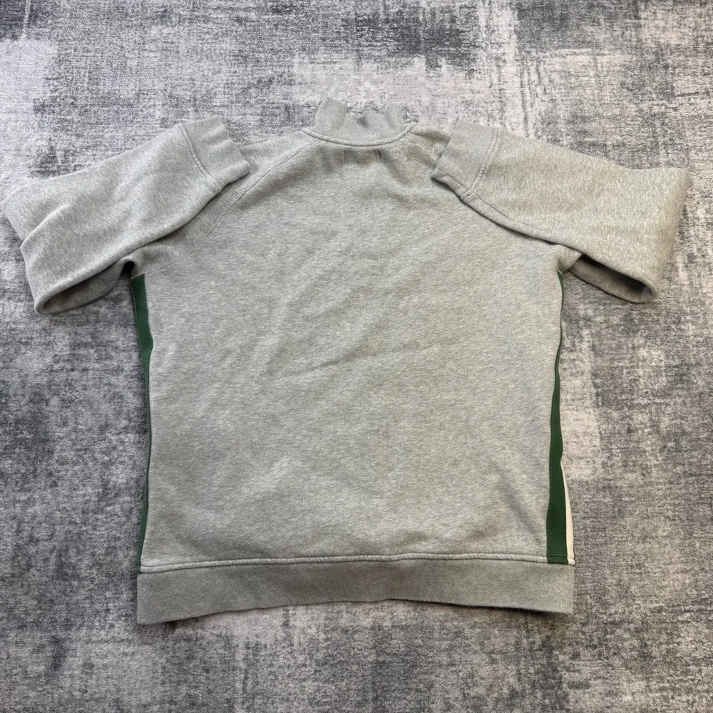 VTG Polo Ralph Lauren Sweatshirt Men 2XL Gray Side Stripes 1/4 Zip Track Sweater - Picture 9 of 12